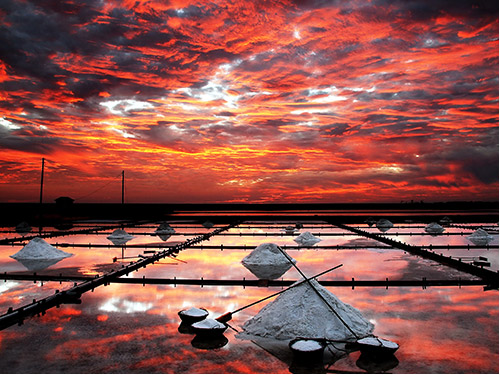 Salt Evaporation Ponds