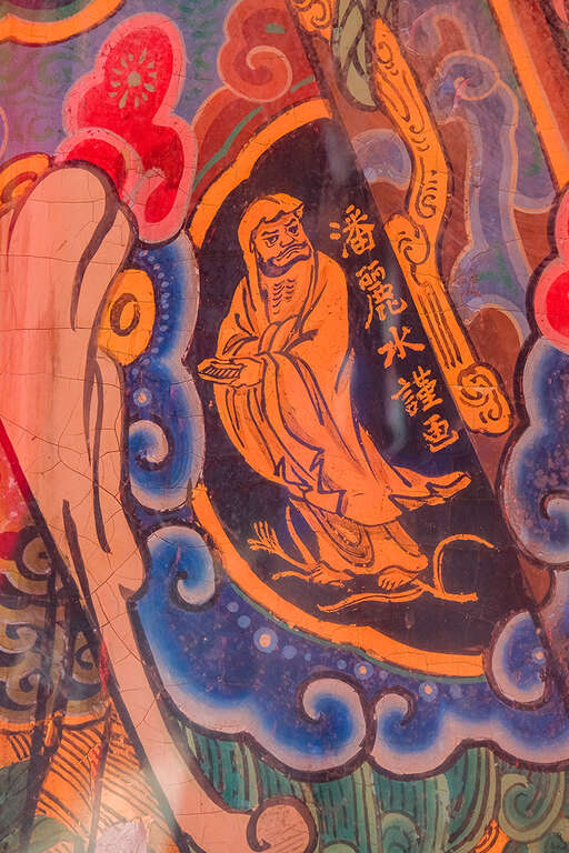 06「尉遲恭」門神彩繪特寫