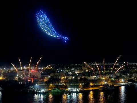 空中展演-大魚的祝福圖案