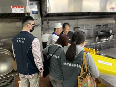 觀光旅遊局會同衛生局稽查旅宿業食品安全