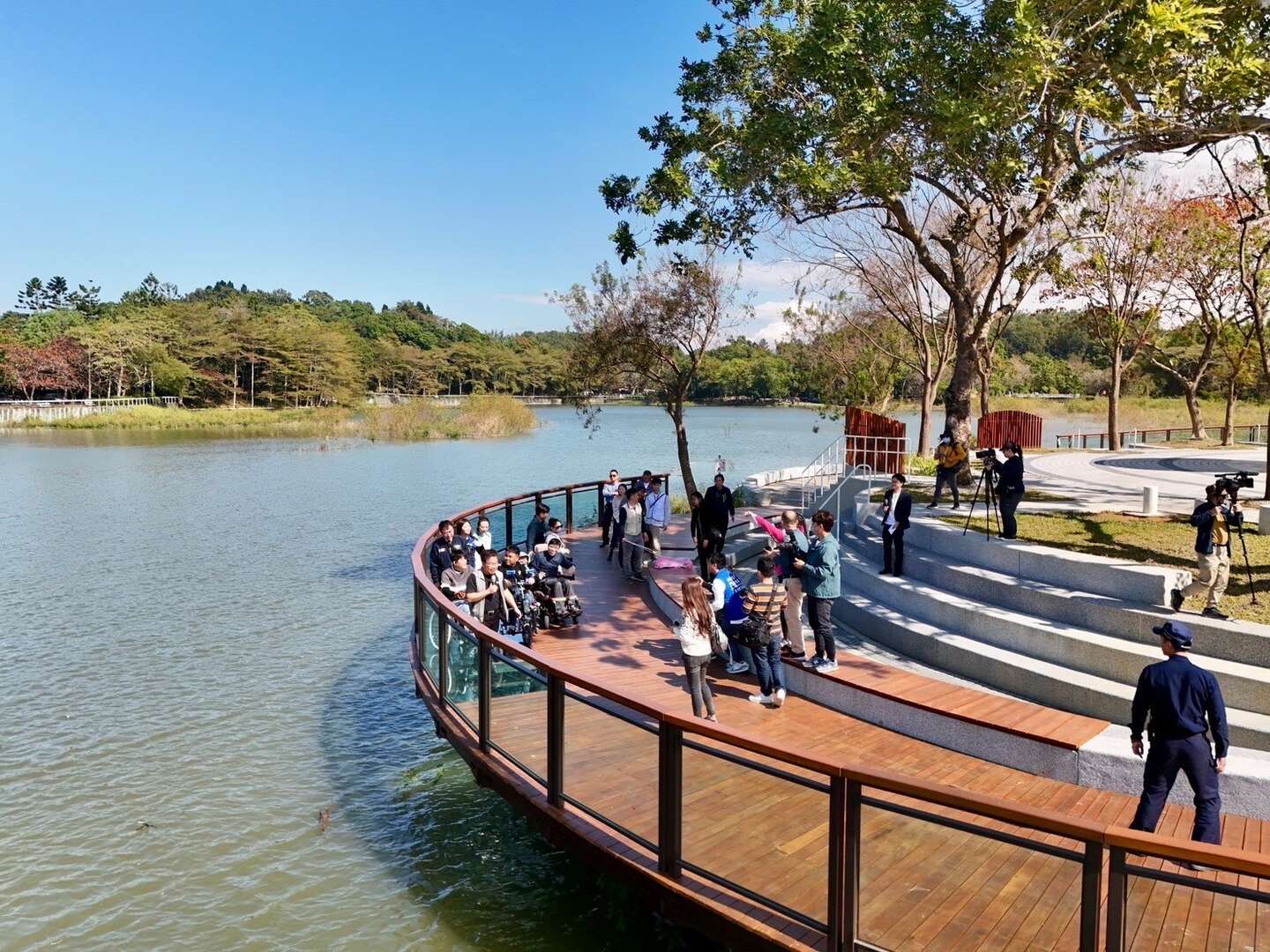 虎頭埤優美的湖光山色是熱門的旅遊