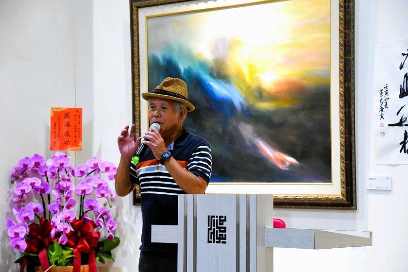 陳三火是登錄國家重要傳統工藝首位剪黏保存者的「人間國寶」。（張耘書拍攝）