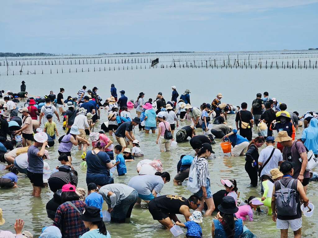 2025臺南七股海鮮節」熱鬧開幕 2千人齊聚六孔碼頭同歡 因丹娜斯颱風影響 明(6)日七股海鮮節挖文蛤活動取消 敬請見諒