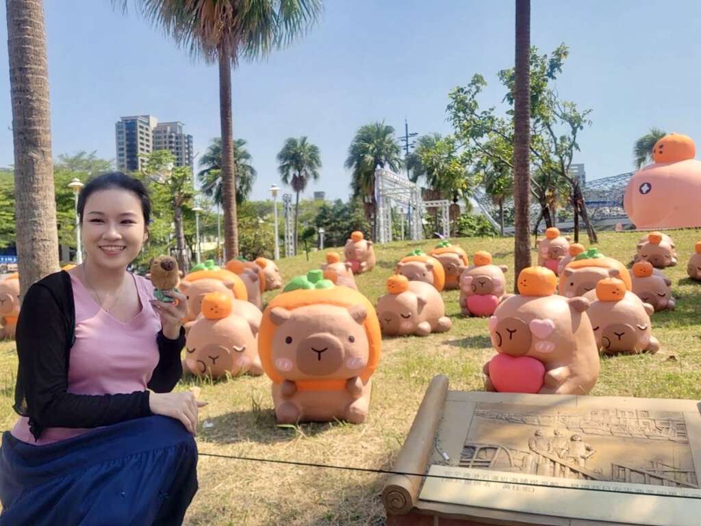 2025卡比胖拉出沒注意！臺南萌翻天 9月13日登陸安平漁人碼頭 泡湯吃美食萌翻全場