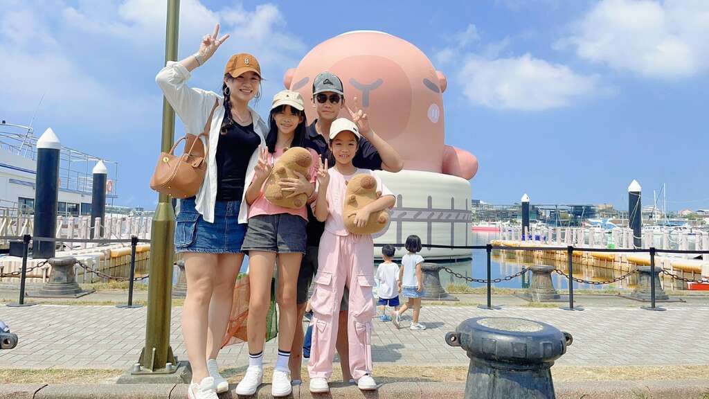 卡比胖拉魅力爆棚參觀人次逾20萬 因應颱風來襲 若安平地區預估風力達六級 將提前撤收以維安全
