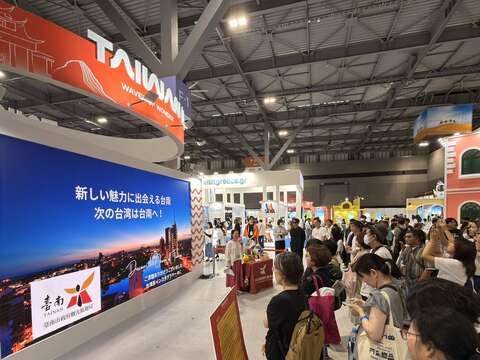 南市观旅局邀请人气网红Noco_登上台湾馆舞台，透过自身在台湾的生活体验与旅游见闻，深入分享台南的五大魅力