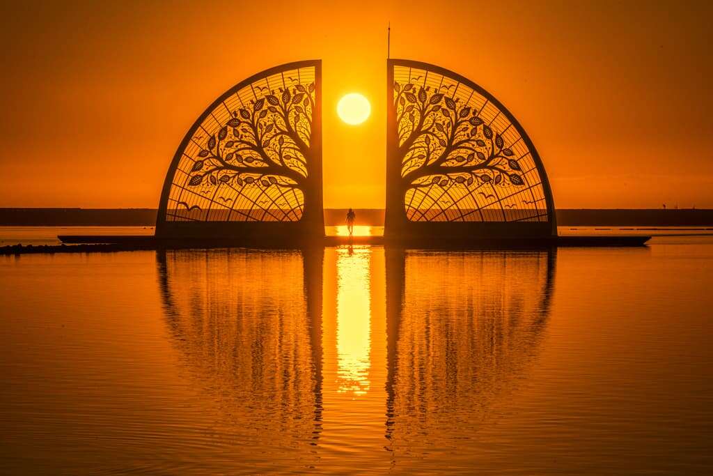 生命之樹懸日_將軍區-_鄭美幸(觀光旅遊局提供)