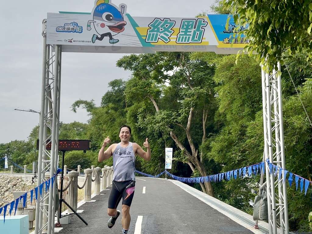 2025泳渡虎頭埤魚頭君領航，挑戰水陸雙鐵新體驗