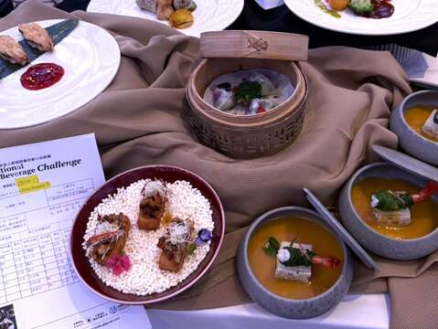 台南晶英酒店主厨周黄建文得奖作品-台湾鲷三重奏。(周黄建文提供)