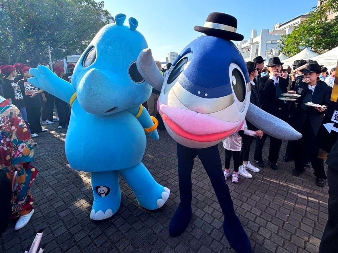 觀旅局魚頭君及左鎮化石園區KOKO(活動歷史照片)