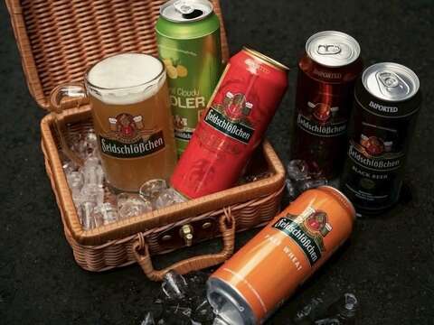 德国啤酒品牌於活动中亮相,展现道地德式风味与酿造工艺。