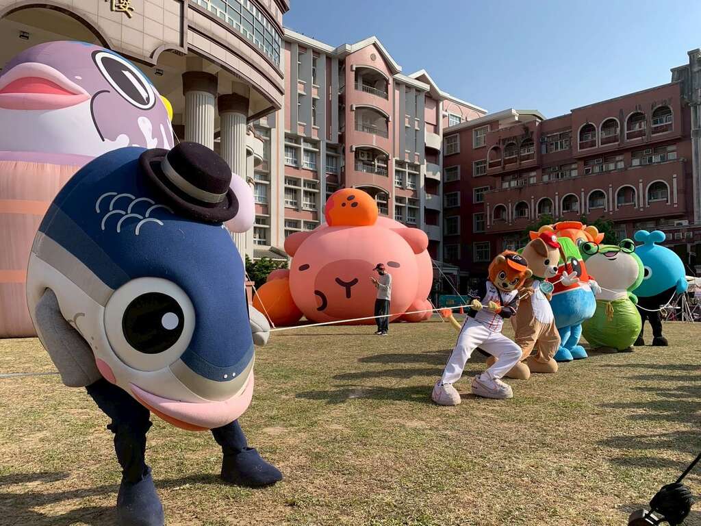 2025超偶聯盟 臺南萌市力 10位吉祥物明星齊聚曾文市政願景園區 親子同樂萌翻天