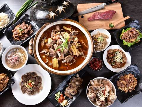 咩湾里羊肉店各式羊肉料理(咩湾里羊肉店提供)