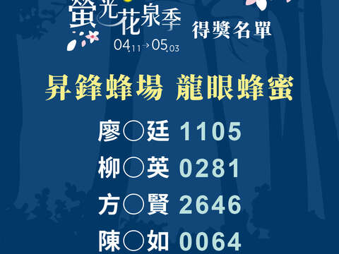「2026萤光花泉季」委托专业服务案-中奖名单_三部曲-昇蜂_0