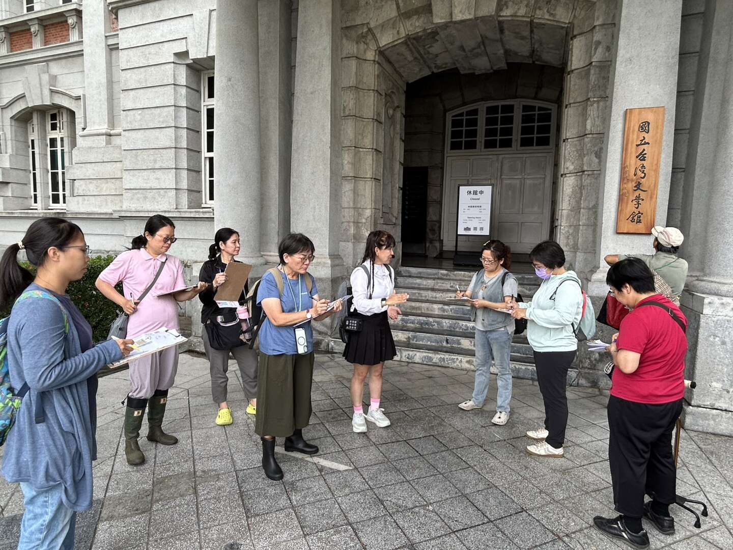 手語導覽員培訓現場景點導覽解説
