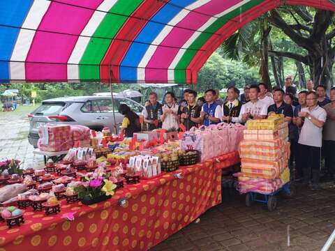 各界人士共同参与圳头祭