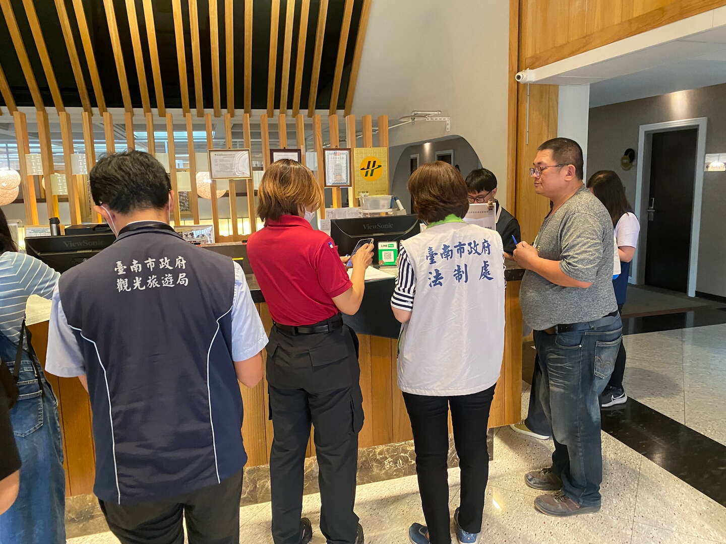 執行不定期稽查照片