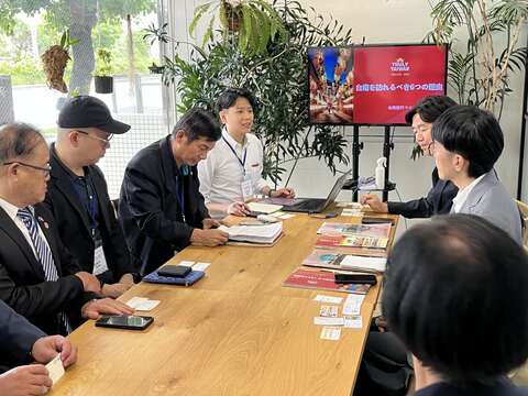 台南市政府观光旅游局率观光产业代表拜访HIS冲绳支店介绍本市观光元素