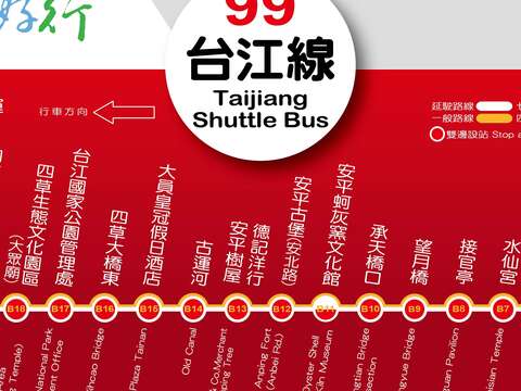 【公告】台灣好行88、99線自106年9月11日起路線調整公告