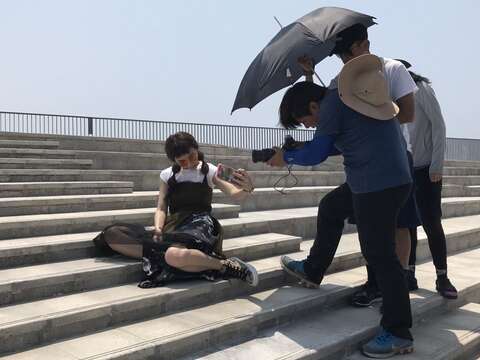 106年台南宣傳夏季觀光拍攝影片側拍