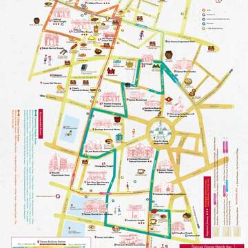 府城历史散步英文摺页地图