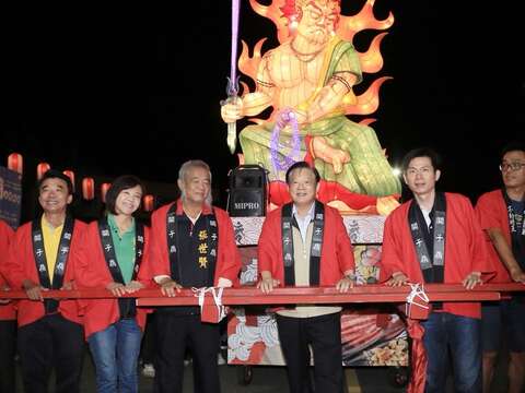 关子岭温泉美食节火王爷夜巡