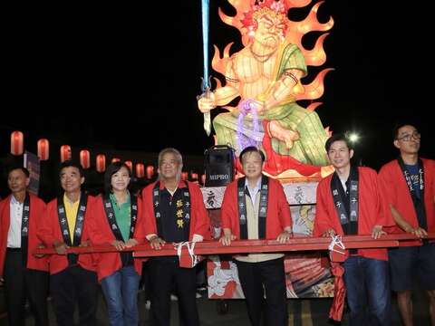 关子岭温泉美食节火王爷夜巡