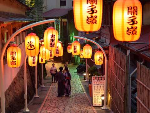 关子岭温泉区灯饰造景