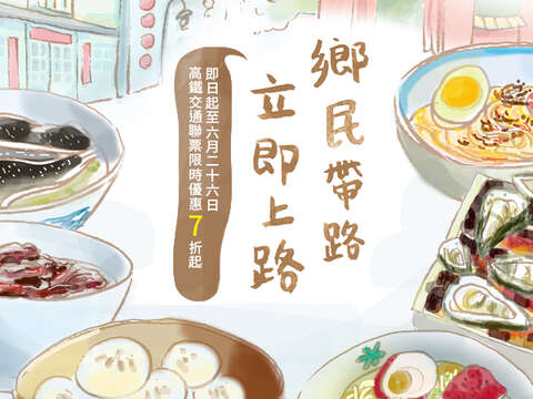 高铁台南交通联票促销BANNER