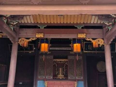 The main hall of the Confucius temple