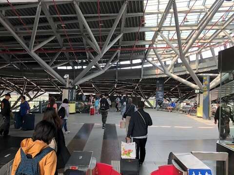 The ticket gate of Tainan HSR station