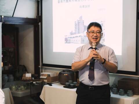 台南市觀光旅遊局陳信安局長表示，期盼舊魚市場能成為一個公民討論的府城新亮點。（圖片來源：古都基金會／攝影：周呂安）