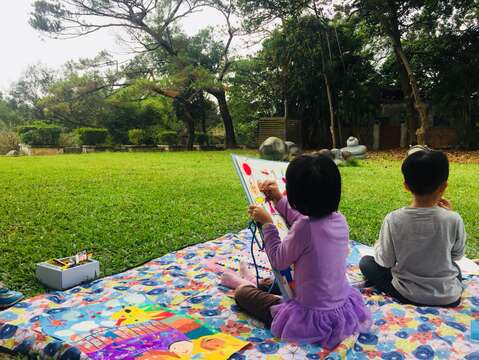 2020虎头埤元旦「画画野餐听民歌」儿童写生