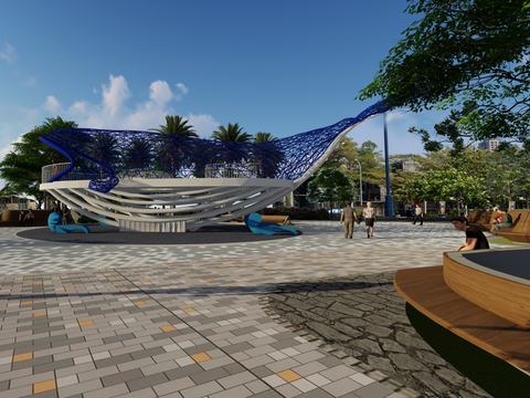 大鱼的祝福广场改造模拟图1