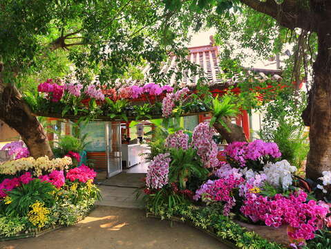 虎頭埤風景區「蘭韻紅厝」展區