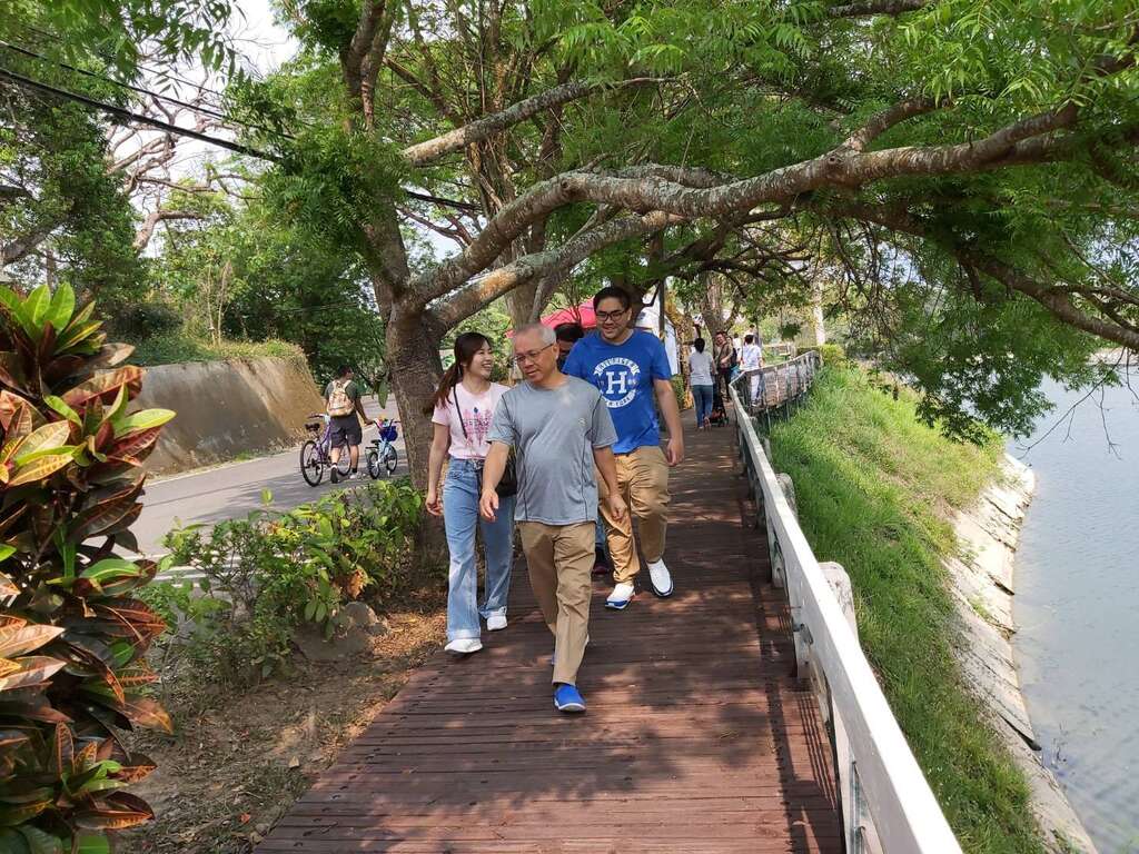 虎头埤风景区健走步道