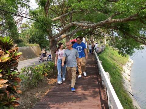 虎头埤风景区健走步道