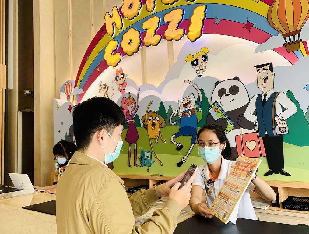 游客入住饭店上活动网站登录情形