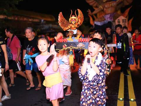 夜祭巡行兒童燈車