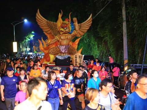 夜祭巡行大鹏金翅鸟