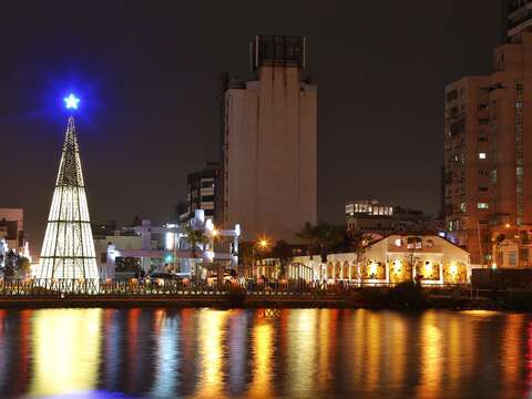 運河河樂燈區聖誕樹與舊魚市場
