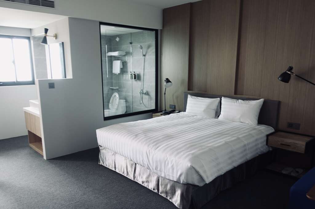 南科周边善化区新开幕的旅馆宇田商旅(业者提供)