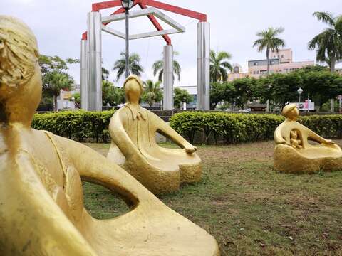 昭旺‧玟瑾雕塑展 臺南市議會提供