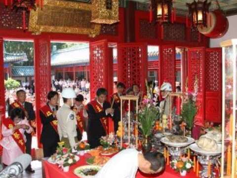 郑成功开台351周年中枢大典 内政部长主祭