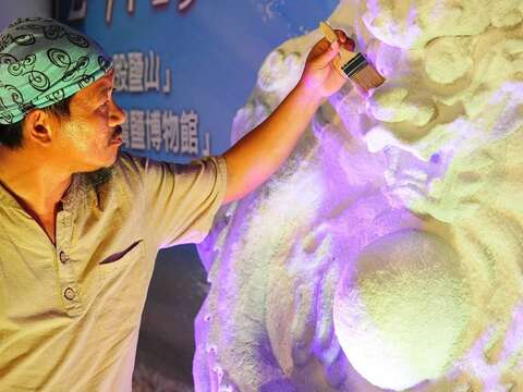 盐雕沙雕艺术季记者会
