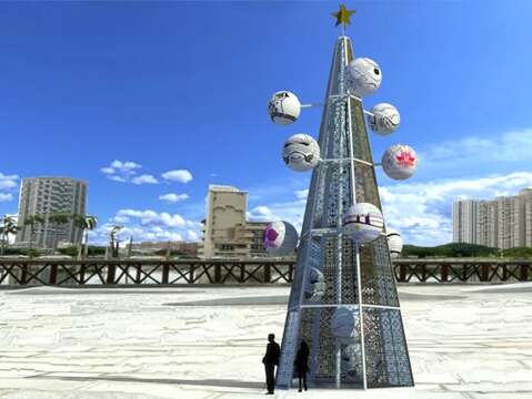 河樂廣場聖誕樹模擬圖