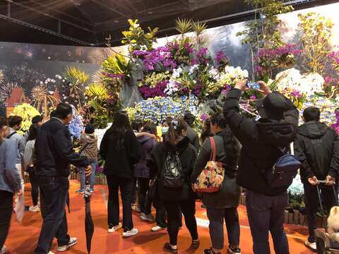 台灣國際蘭展吸引許多同好一同賞花