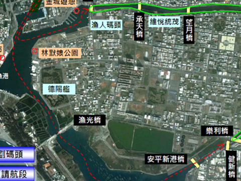 运河游河BOT案范围