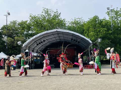 新化鎮狩宮什家將團精彩表演