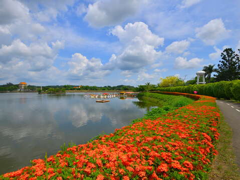 虎頭埤環湖美景